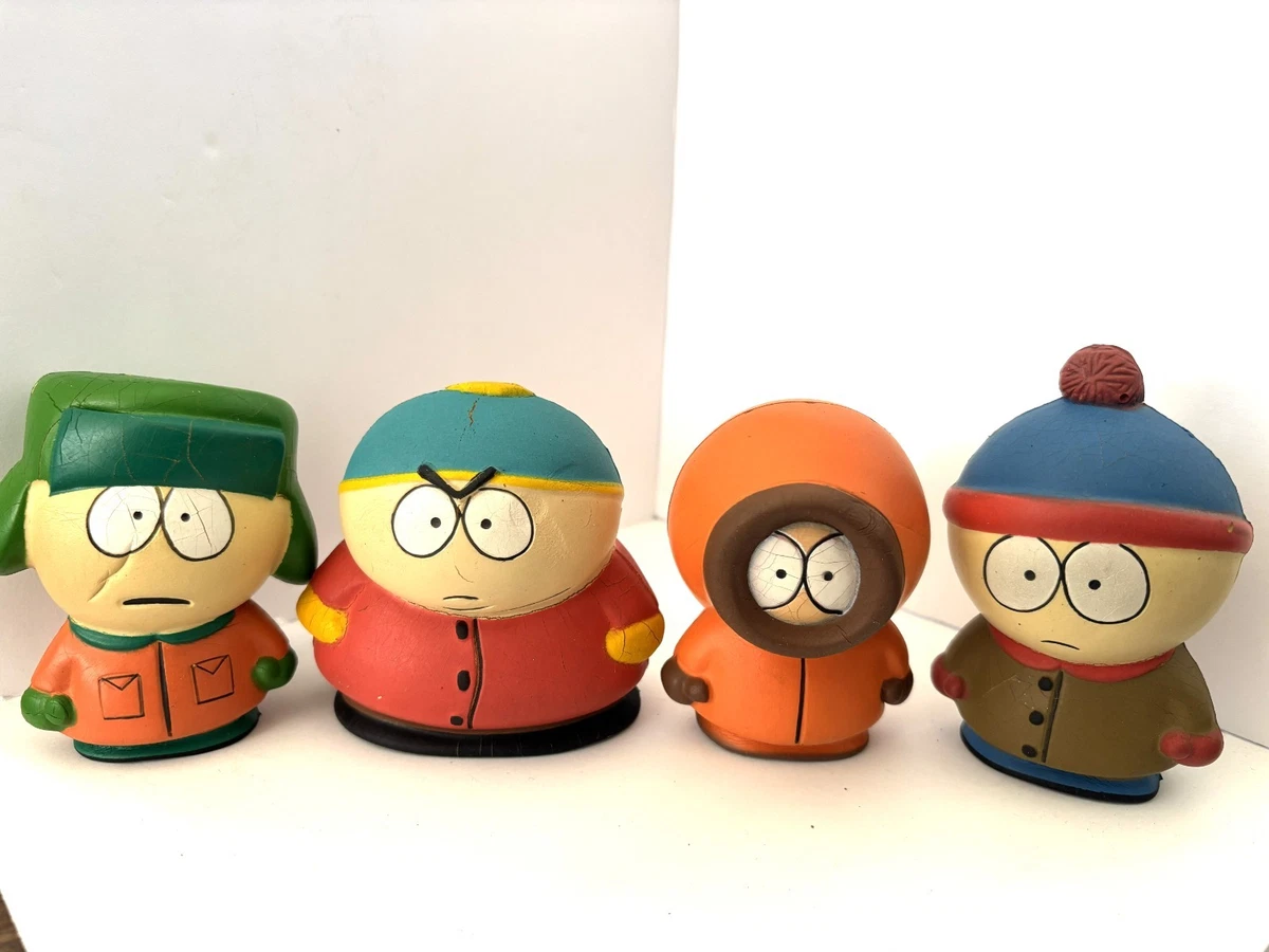 Lot De 5 Figurines South Park Neuf Sous Blister - Cartman, Kyle, Kenny, Butters