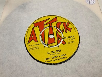 Sidney George & Jackie At the club/Reggae fever  1974 UK 7'' REGGAE Attack N MINT