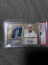 2005-06 SPX Sidney Crosby Rookie Jersey Auto PSA 8