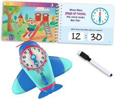 Time to Learn Telling Time Activity Set - Kids Clock Toy, Teaching Clock for Kid
