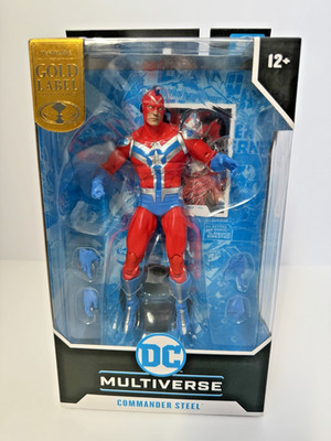 McFarlane DC Multiverse COMMANDER STEEL Action Figure Gold Label 2024 