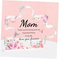 for Mom, Mom Birthday Gifts, Mom Gifts from Daughter Son, Decorative Acrylic