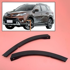 1Pair Front Bumper Wheel Fender Molding Trim Strip Fit for Toyota RAV4 2013-2015