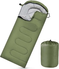 4 Season Single Sleeping Bag - Premium Waterproof Camping Hiking Envelope Bags