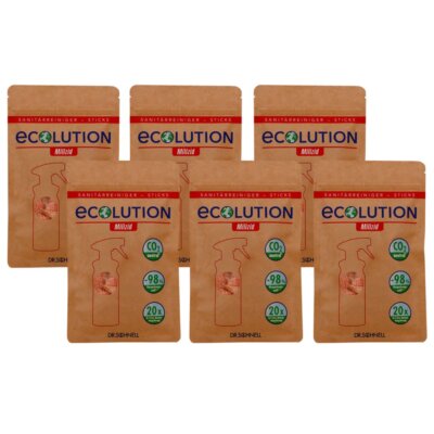 Dr. Schnell Ecolution Milizid 6 x 20 Sanitärreiniger-Sticks Kalklöser