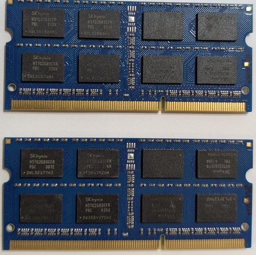 New Duomei 8 GB (2x4GB) YS 4GB-10600SX2 Blue PC3-10600S CL9 Laptop RAM - Picture 4 of 5