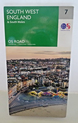 Ordnance Survey Road Map - Sheet 7 - South West England & S Wales - 1 in to 4 ml