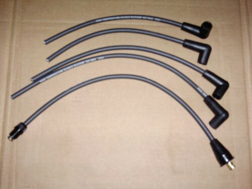 SPARK PLUG HT IGNITION LEADS FOR MORRIS MINOR 1000 SIDE ENTRY DISTRIBUTOR CAP