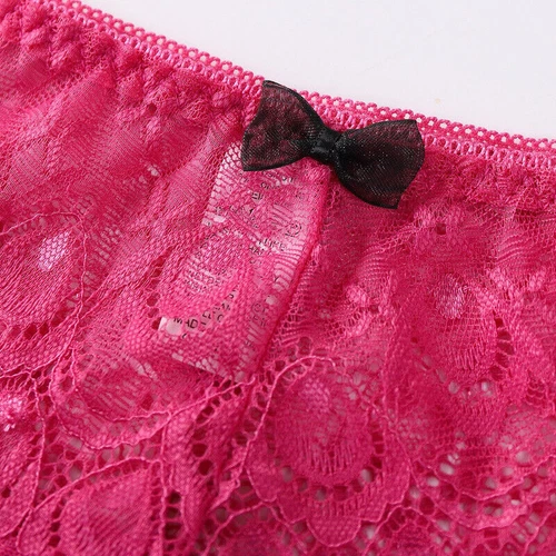 5 Pack Lot Sexy Womens Full Lace Panties Thong G string High Leg Underwear Brief - Picture 17 of 28