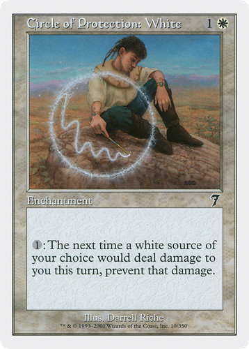 MTG MISPRINT ERROR JAPANESE FOIL 7TH EDITION CIRCLE OF PROTECTION
