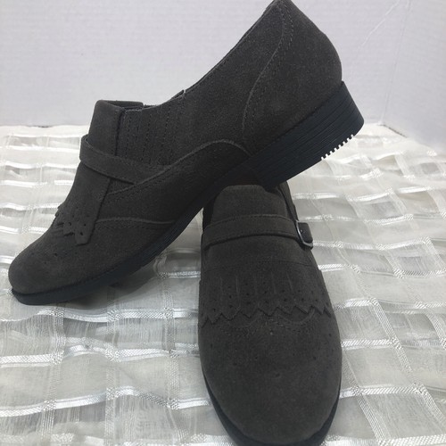 Scarpe Hotter Seaton donna Drk grigio pelle scamosciata 7 1/2 EU 38,5 nuove - Foto 6 di 11