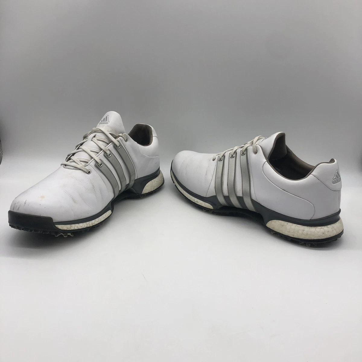 Adidas Tour 360 XT Boost Shoes White / Silver BB7921 Men&#039;s Size | eBay