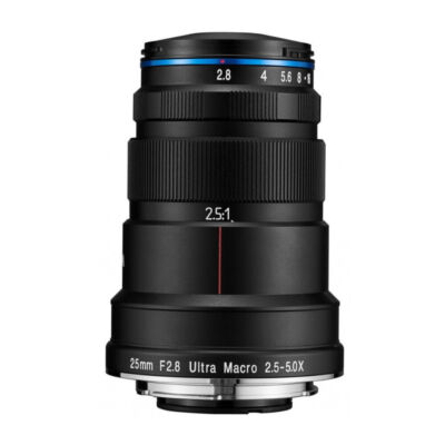 Laowa 25mm F/2.8 2.5-5X Ultra Macro Lens for Canon RF - Black for