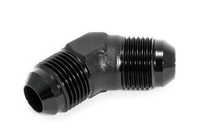 Verbinder Dash 10 45° /-10AN / JIC10 Außengewinde/Außengewinde Schwarz 7/8-14UNF
