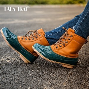 trendy duck boots