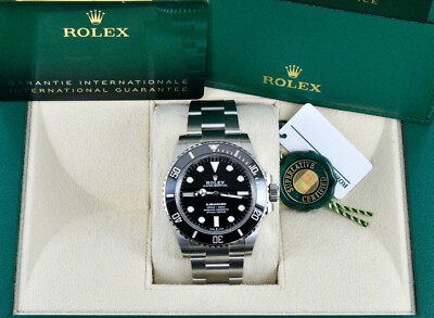 Rolex Submariner 41mm No-Date Black 2023 Watch 124060 | eBay