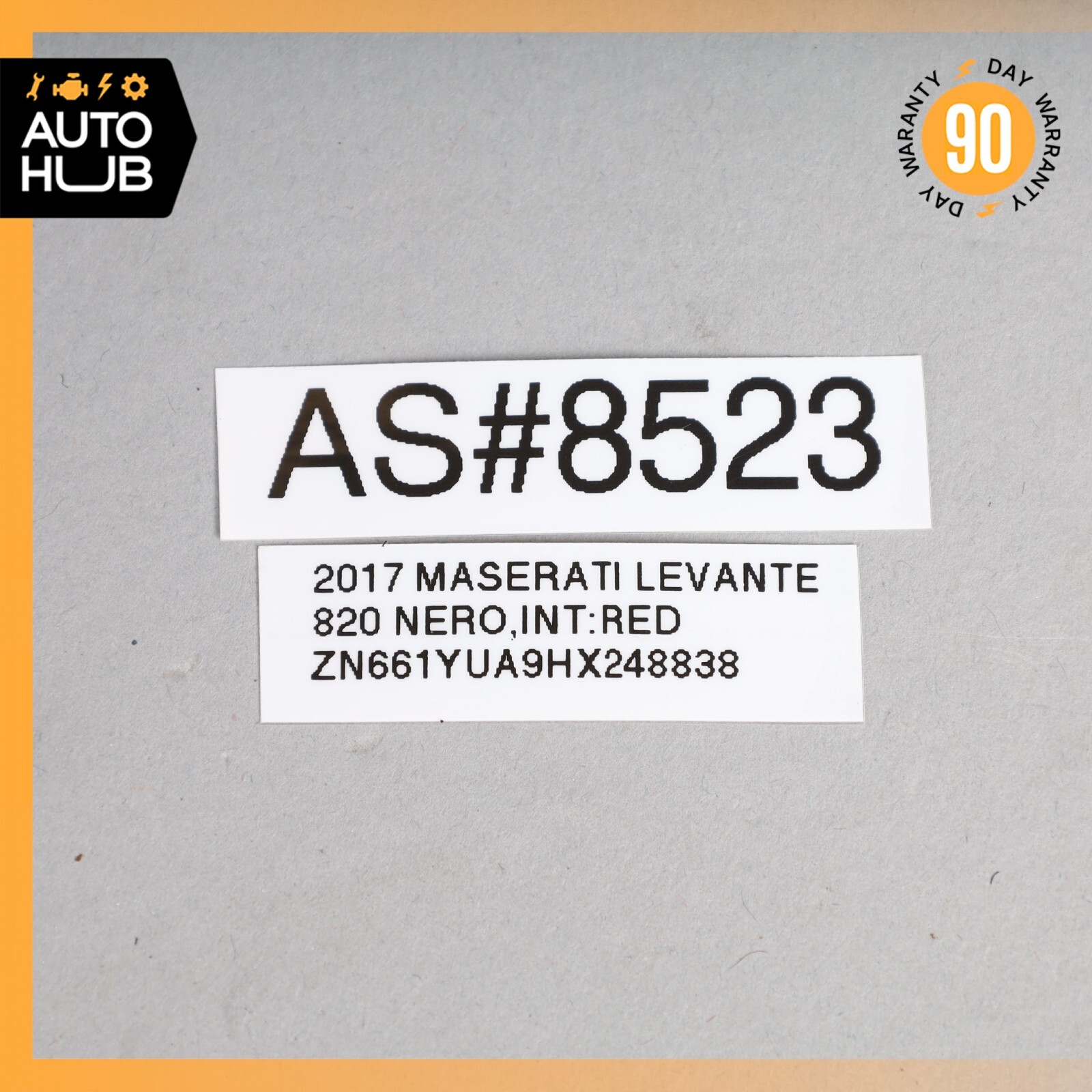 17-20 Maserati Levante S M161 Steering Column Cover Trim Black OEM 26k