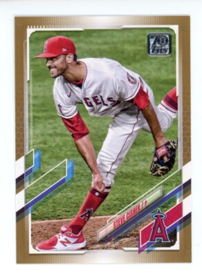 2021 TOPPS UPDATE STEVE CISHEK GOLD 1017/2021 # US224 ANGELS | eBay