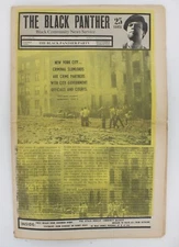 Black Panther Party Newspaper 1970 Huey Newton, Kathleen Cleaver, Emory Douglas