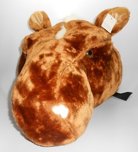plush horse backpack