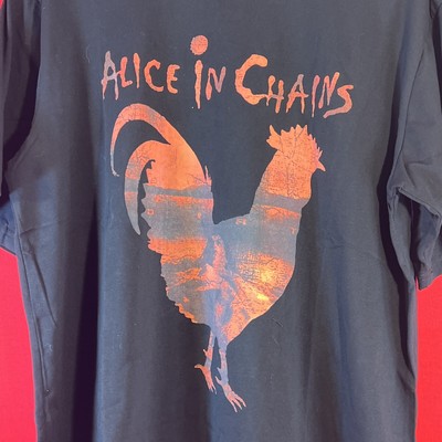 Alice In Chains Rooster T-Shirt. NEW. Black Size XL | eBay