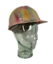 Vintage Mid Century 1960s Jackson Products Hard Hat - TIE DYE - RARE / HTF