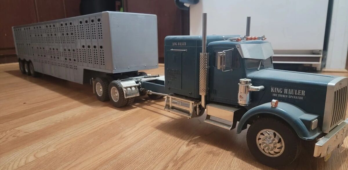 3D 1/14 KIT) 53' Cattle Tractor Trailer Tamiya King Globe 3D 1/14 KIT) 53' Cattle Tractor Trailer Tamiya King Globe