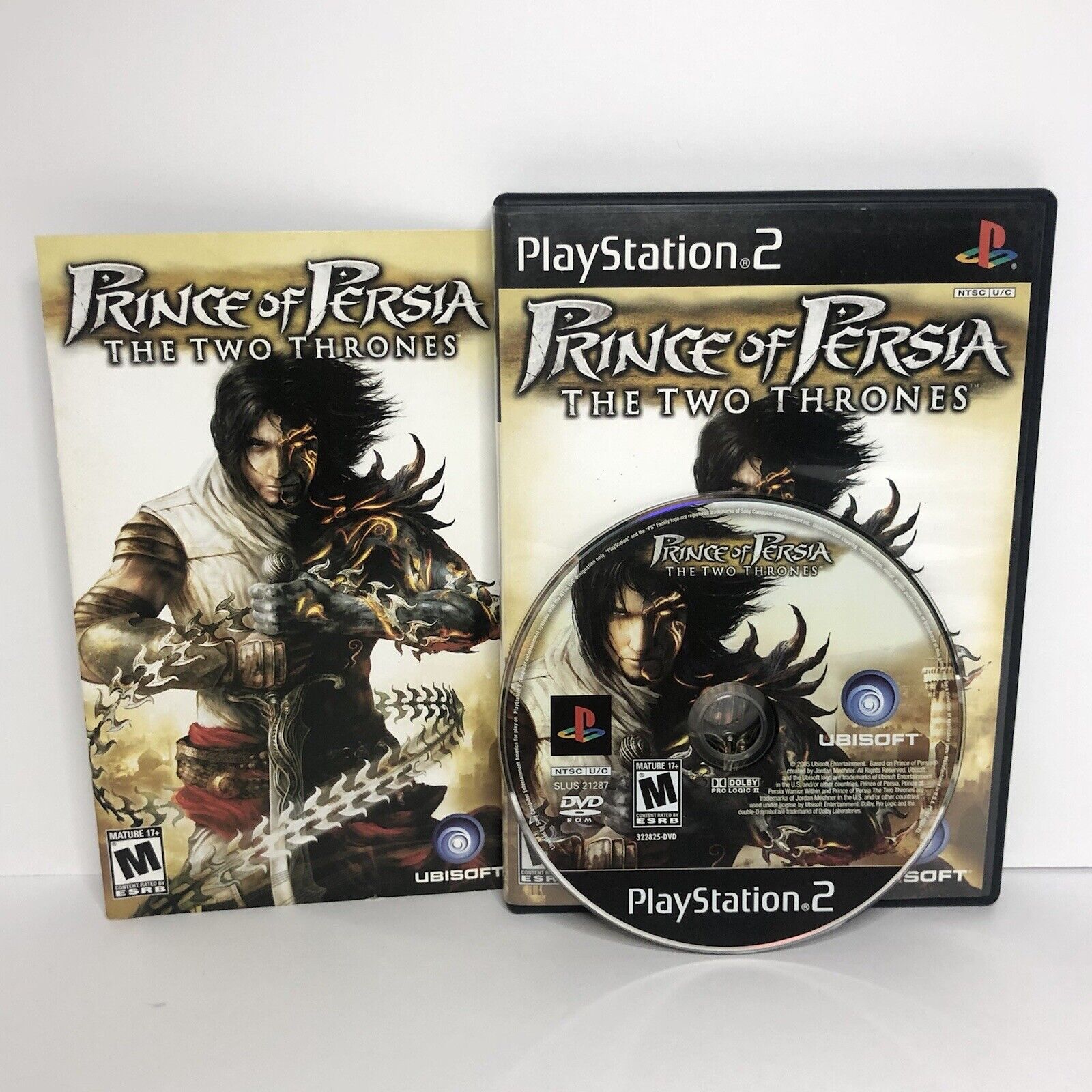 Prince of Persia: The Two Thrones PS2 Complete W/Manual 8888322825