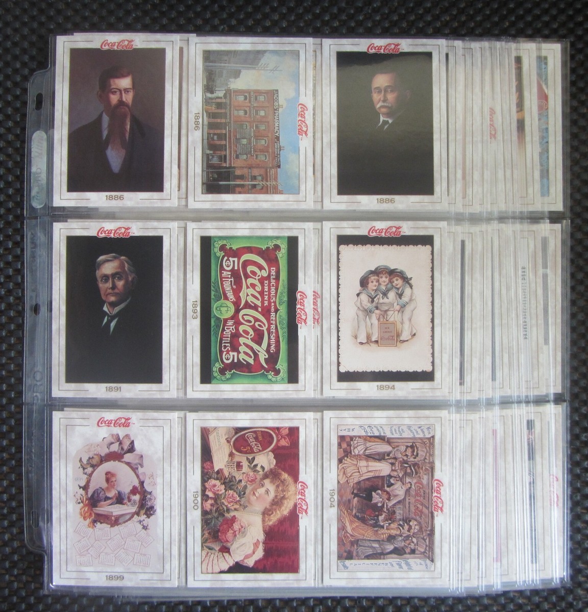 Coca-Cola COLLECTOR CARDS- SERIES 1-4 Complete Set Cards 1- 400 on