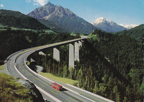 Postkarte - Brenner-Autobahn / Europabrücke (54)