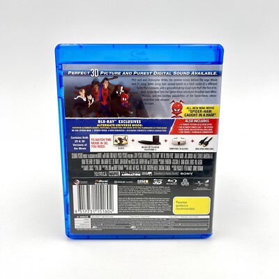 Spider-Man Into The Spider-Verse 3-D Blu-Ray (Region-Free) - RARE