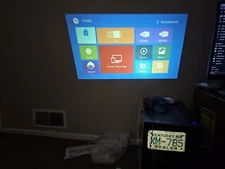 VIZONY SQ6 Projector with 5G WiFi and Bluetooth 5.1, Native 1080P Mini Projector