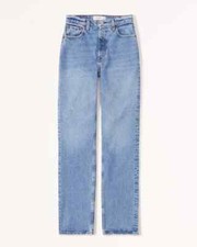 Abercrombie Fitch Women's 90's Straight Ultra High Rise Jeans