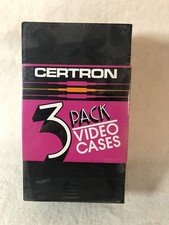 Vintage 3 Pack VHS/Beta Storage Cases MIP