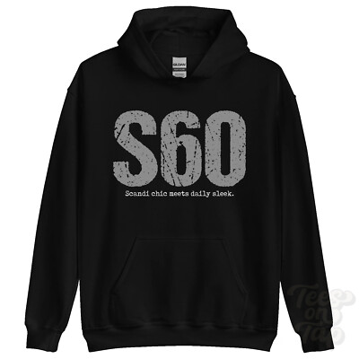 S60: Scandi Chic meets Daily Sleek Hoodie Autofahrer Geschenk