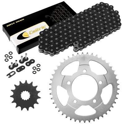 Black O-Ring Drive Chain & Sprockets Kit for Suzuki SV650 SV650A SV650S 1999-12