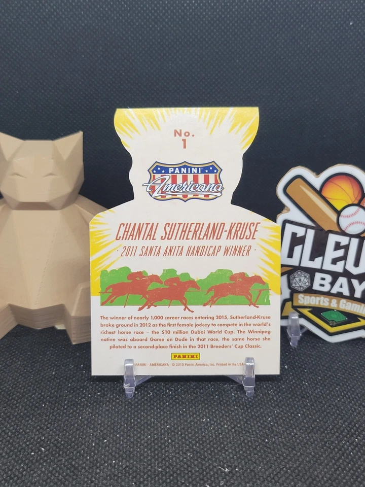 2015 AMERICANA WINNER'S CIRCLE BREEDERS CUP GOLD DIE CUT COMPLETE SET (CBR) - Image 2 of 4