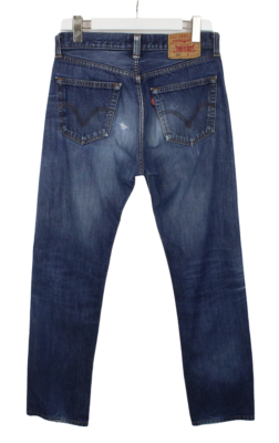 LEVI'S 501 Straight Leg Button-Fly Jeans Men's W31/L34 Ripped