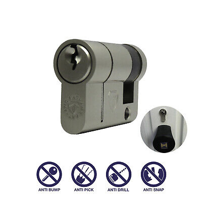 T35/35 T30/10/30 Anti Snap Thumb Turn Euro Cylinder Security Door Lock Barrel✔