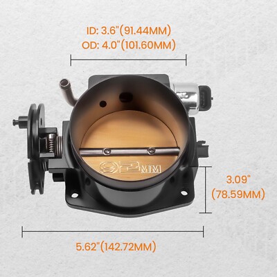 MUGE RACING 92mm Throttle Body Assembly With TPS IAC Throttle Position - View #10