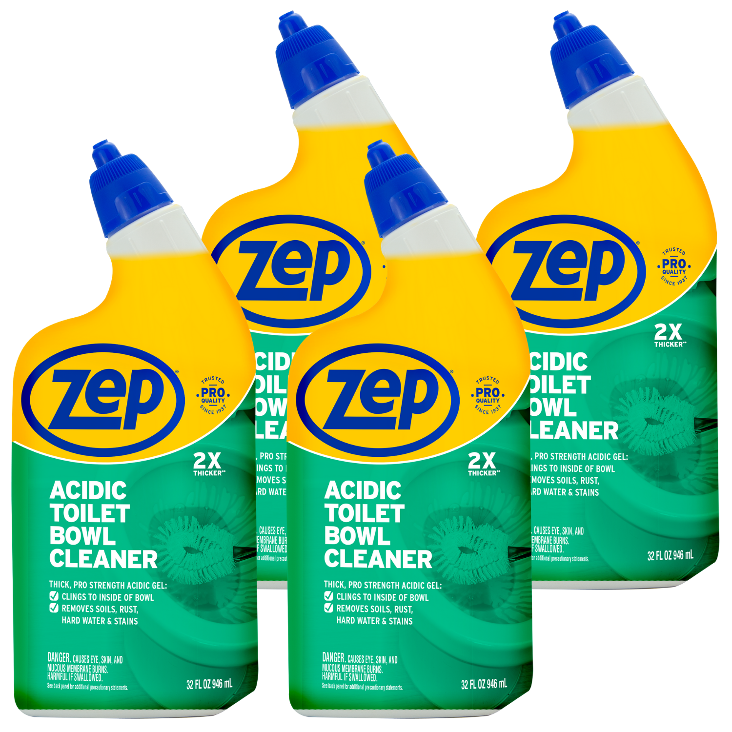 Zep Acidic Toilet Bowl Cleaner 32 Ounce Zuatb32null