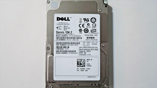 Disque dur Dell 600GB 10K 2.5 SAS 6G pour serveurs et notebooks