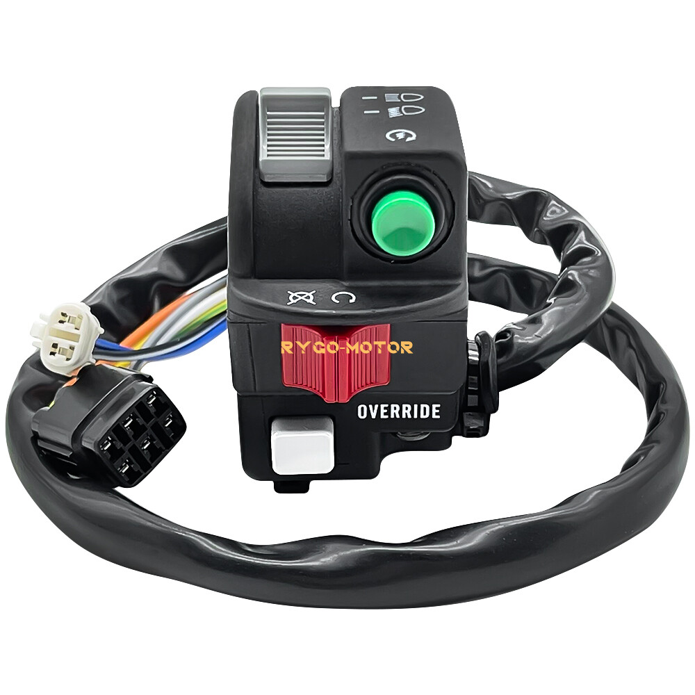 Left Handlebar Switch Start Stop Headlight For Suzuki Eiger Kingquad Ozark Quadmaster Quadsport Vinson 250 400 500 37400 27h00 - Foto 6