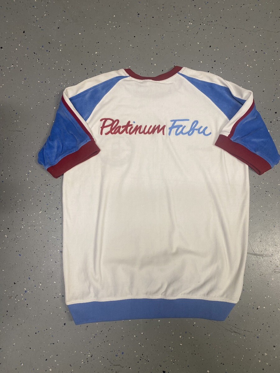 希少【FUBU HARLEM GLOBETROTTERS】プルオーバージャージ Fubu Platinum Harlem Globetrotters 75th Anniversary One