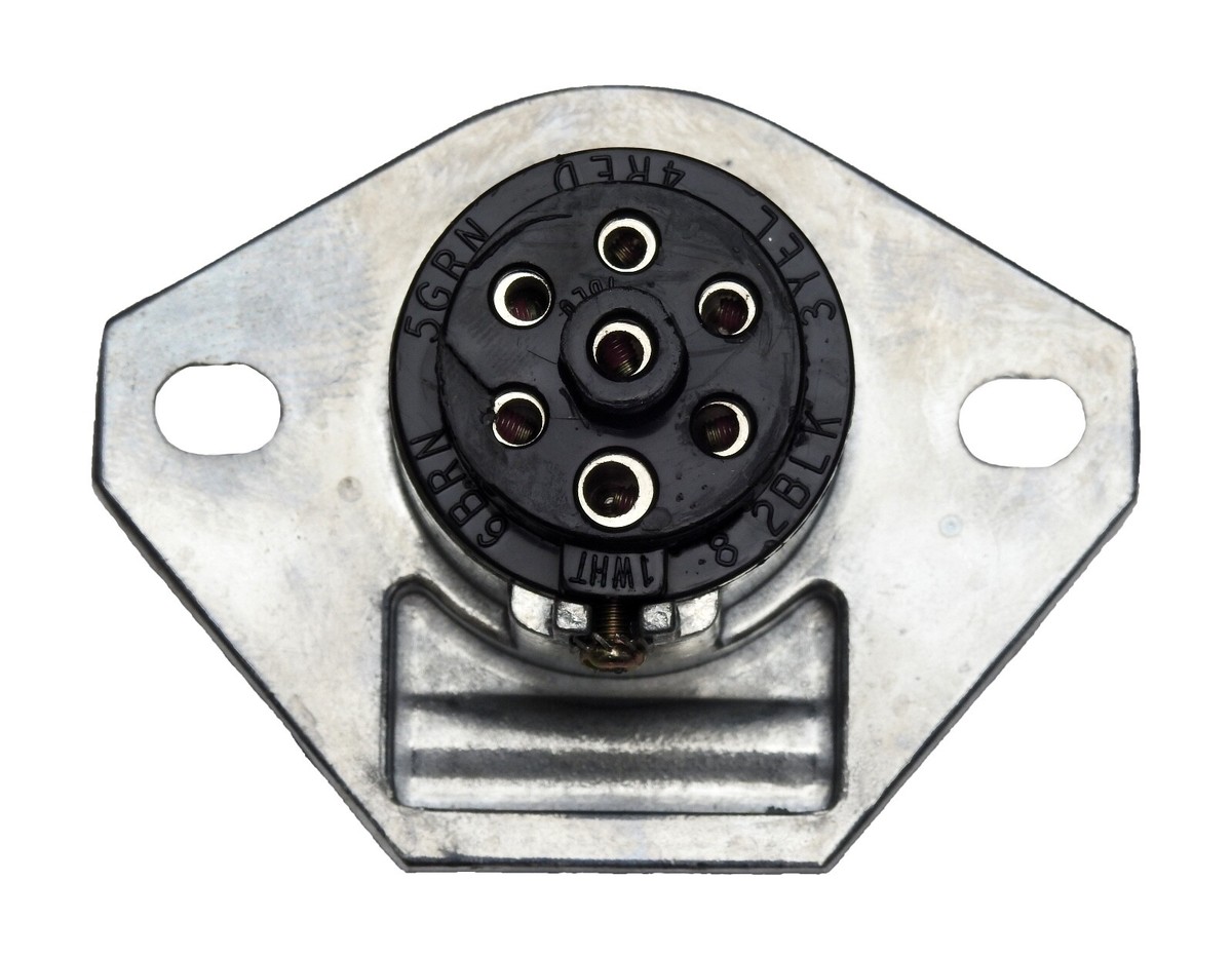 Road Superior 7-Way J560 Electrical Trailer Plug | With Spring Guard | Aluminum