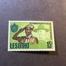 Lesotho Sc #44 MNH 1967 60th Anniversary of the Boy Scouts