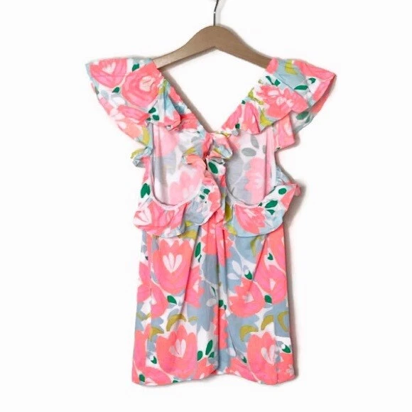 Crewcuts Girls' Sleeveless Floral Print Top Size 14 - Image 2 of 4