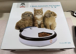 TD Conception 5 Repas Automatique Animateur PF-105 Pour les chats & Petits et moyens chiens
