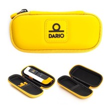 DARIO Diabetes Travel Case Bag   For Glucose Monitor Kit  Small, Yellow