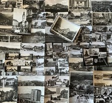 Lot / lot de 100 cartes postales RDA Allemagne s/w à partir de 1950